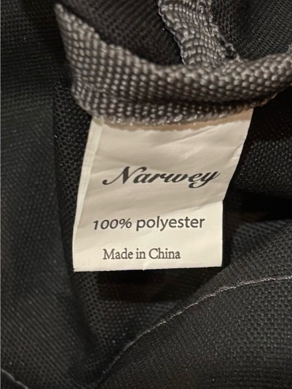 Narwey Black Weekender Travel Duffel Bag Carry On Shoulder Bag - Picture 4 of 12